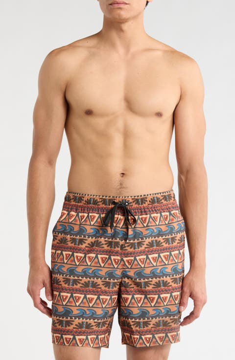 Pushpin Volley Swim Trunks