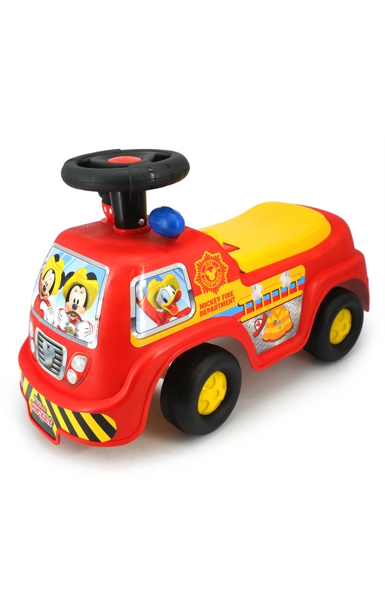 Kiddieland My First Mickey Fire Truck Rideon, Main, color, Multicolored