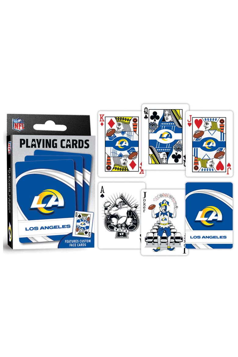 Los Angeles Rams Playing Cards, Alternate, color, Multicolor