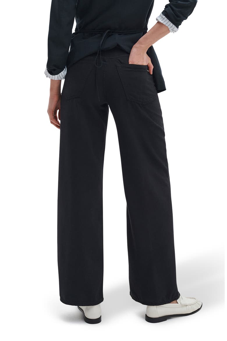 Featherweight Andi High Waist Wide Leg Jeans, Alternate, color, BLACK