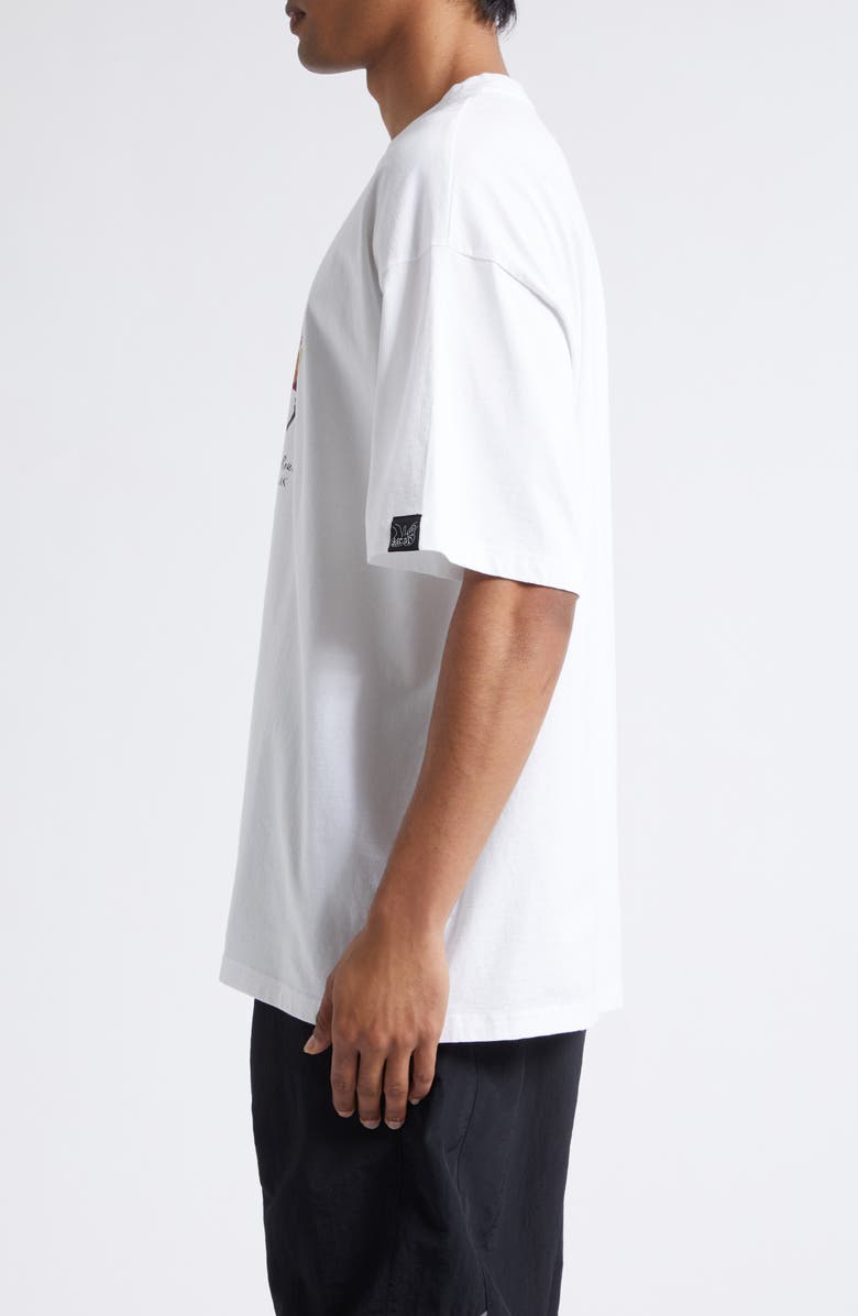 Martine Rose Short Sleeve Oversize Graphic T-Shirt, Alternate, color, White
