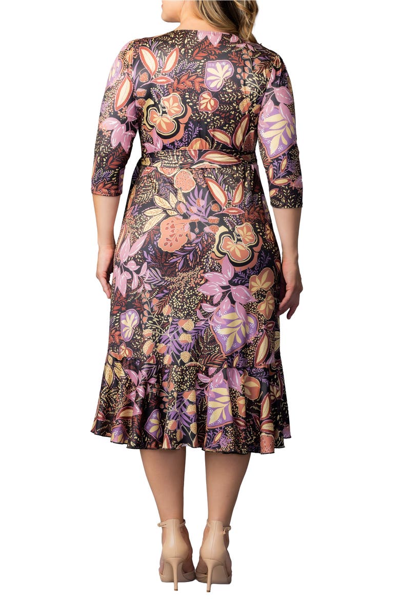 Flirty Flounce Wrap Dress, Alternate, color, WONDERLAND