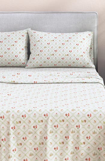 Woven & Weft Turkish Cotton Flannel Holiday Sheet Set