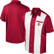 COLOSSEUM Men's Colosseum Cardinal Iowa State Cyclones Strike Bowling Button-Up Shirt