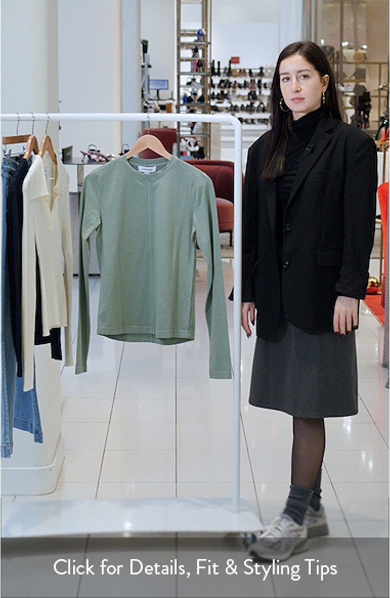 Slim Long Sleeve T-Shirt, sales video thumbnail