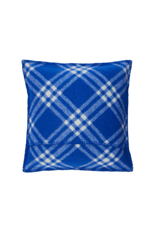 BURBERRY BURBERRY CHECK WOOL CUSHION 