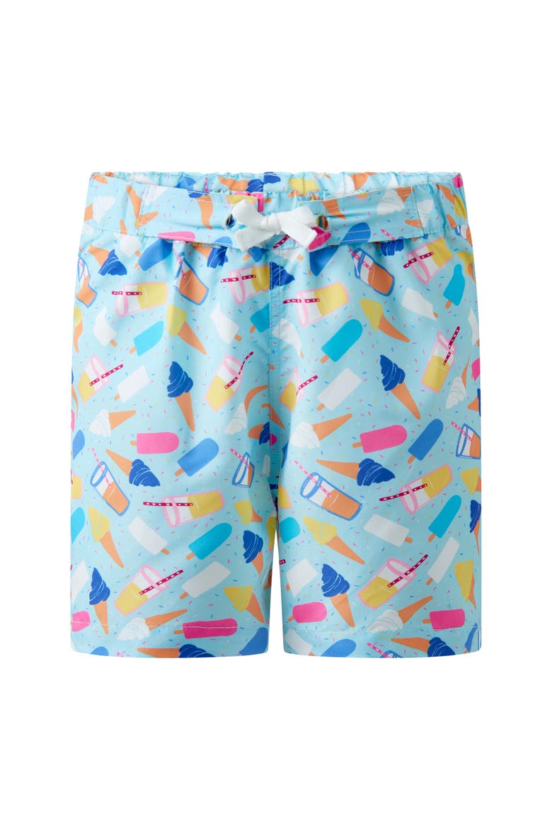 Boys' Ice Cream Swim Shorts, Main, color, Blue