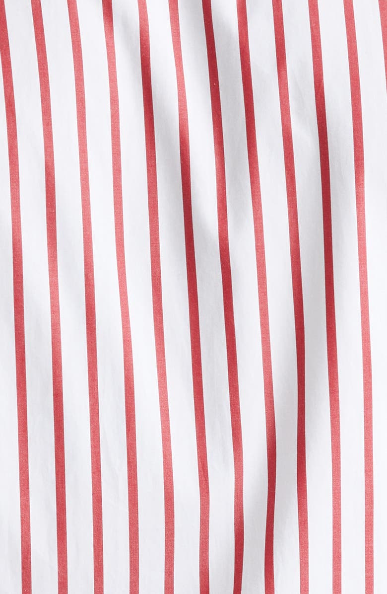 Drake's Stripe Cotton Poplin Button-Up Shirt, Alternate, color, 