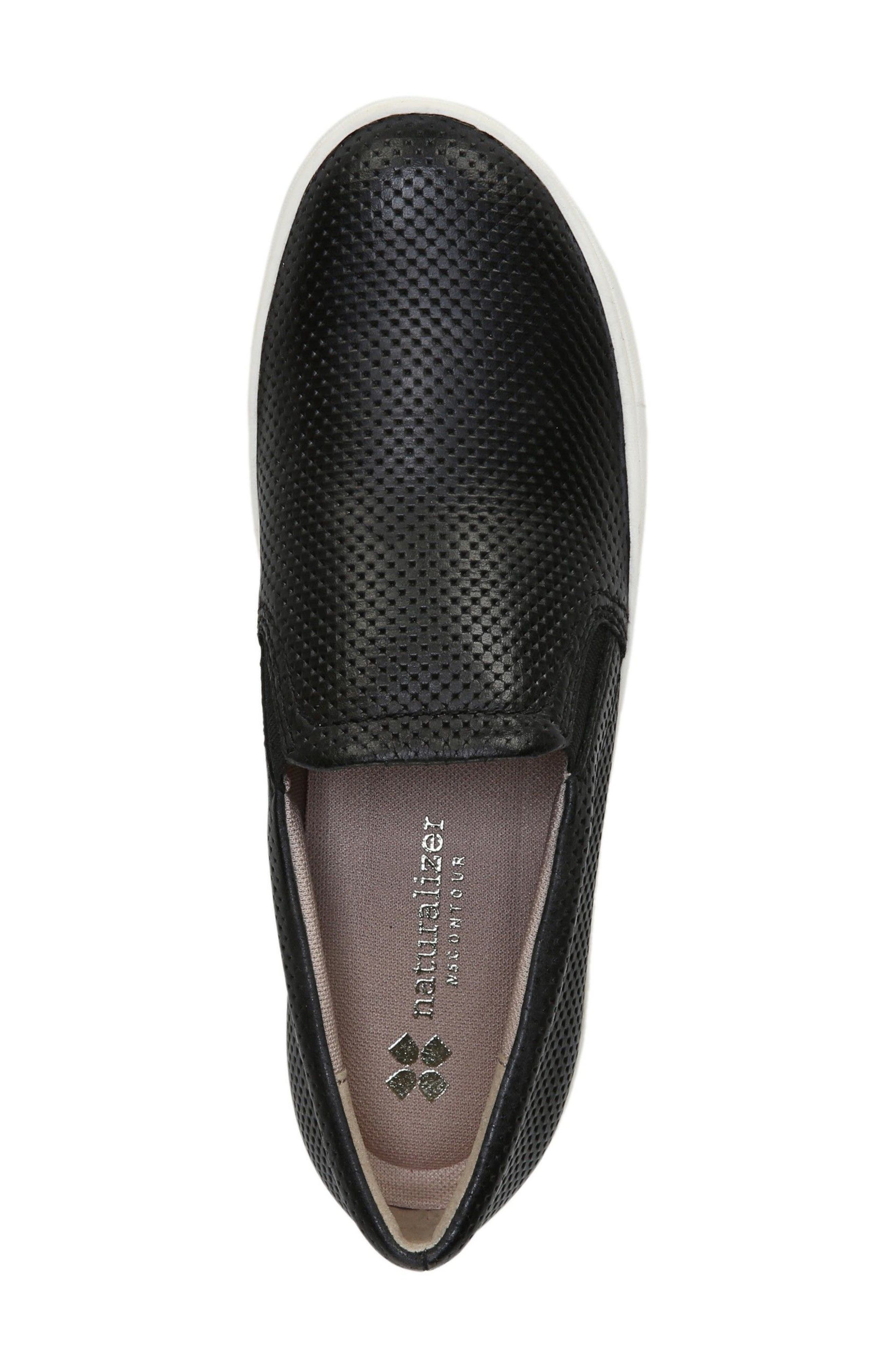 Naturalizer Marianne Sneaker, Alternate, color, Black Leather