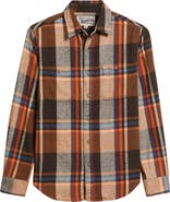 Schott NYC Plaid Flannel Button-Up Work Shirt