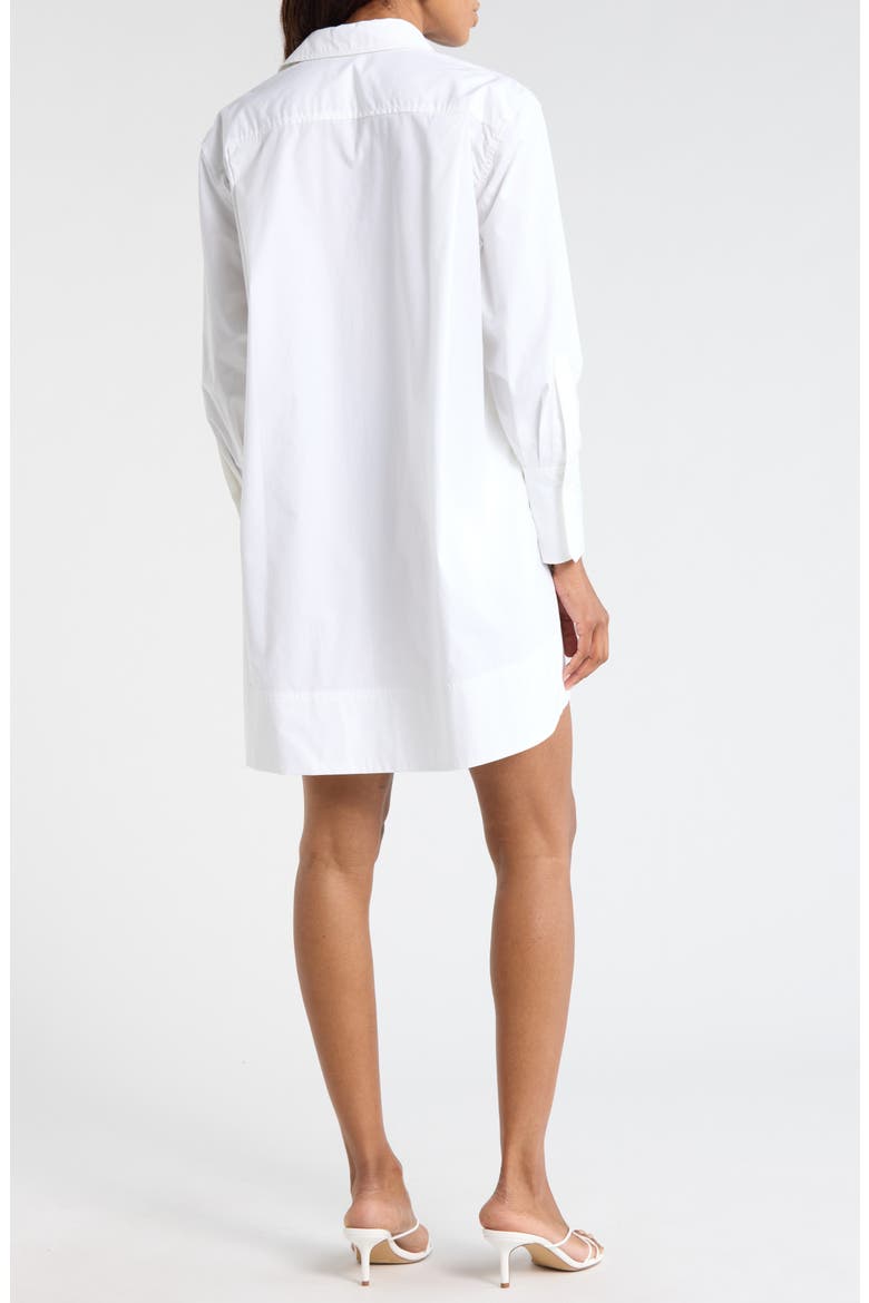 Jori Cotton Shirtdress, Alternate, color, WHITE