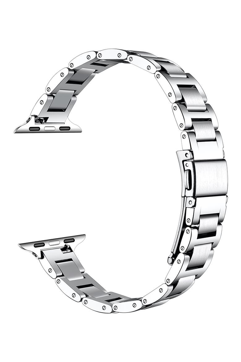 Lenox Apple Watch® Bracelet Watchband, Alternate, color, SILVER
