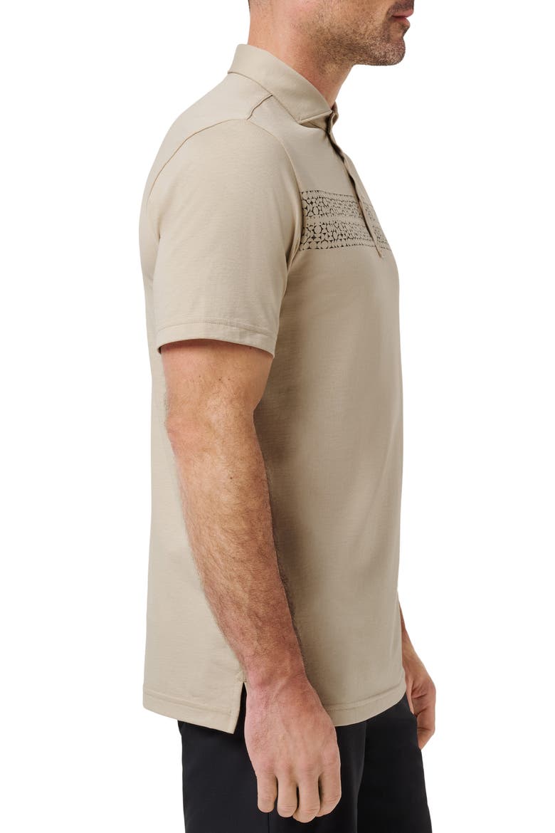 Flower Market Polo, Alternate, color, ISLAND FOSSIL