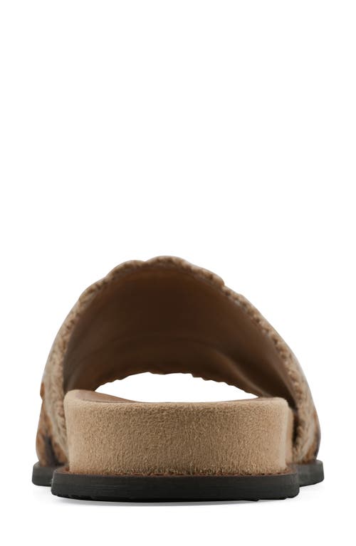 Cliffs By White Mountain Maxim Slide Sandal In Tan Multi Fabric