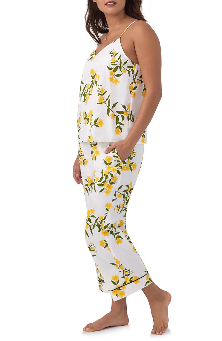 BedHead Pajamas Crop Organic Cotton Camisole Pajamas, Alternate, color, 