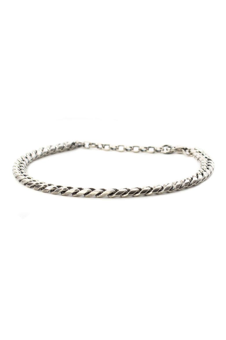 Silver Scale Bracelet, Main, color, SILVER