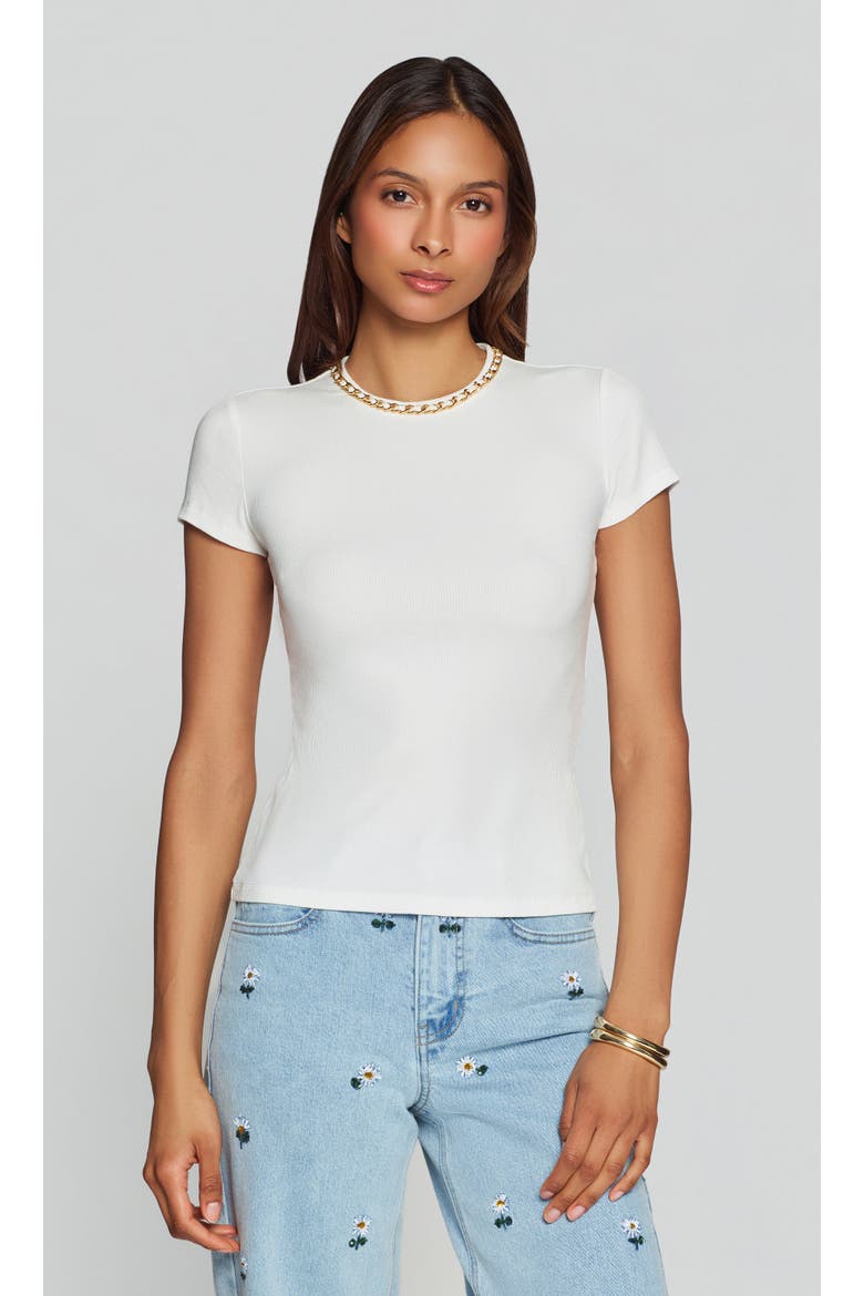 Tate Chain Top, Main, color, white