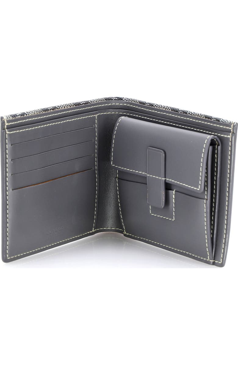 Pre-Owned Goyard Saint Florentin Wallet Coated Canvas, Alternate, color, Gray