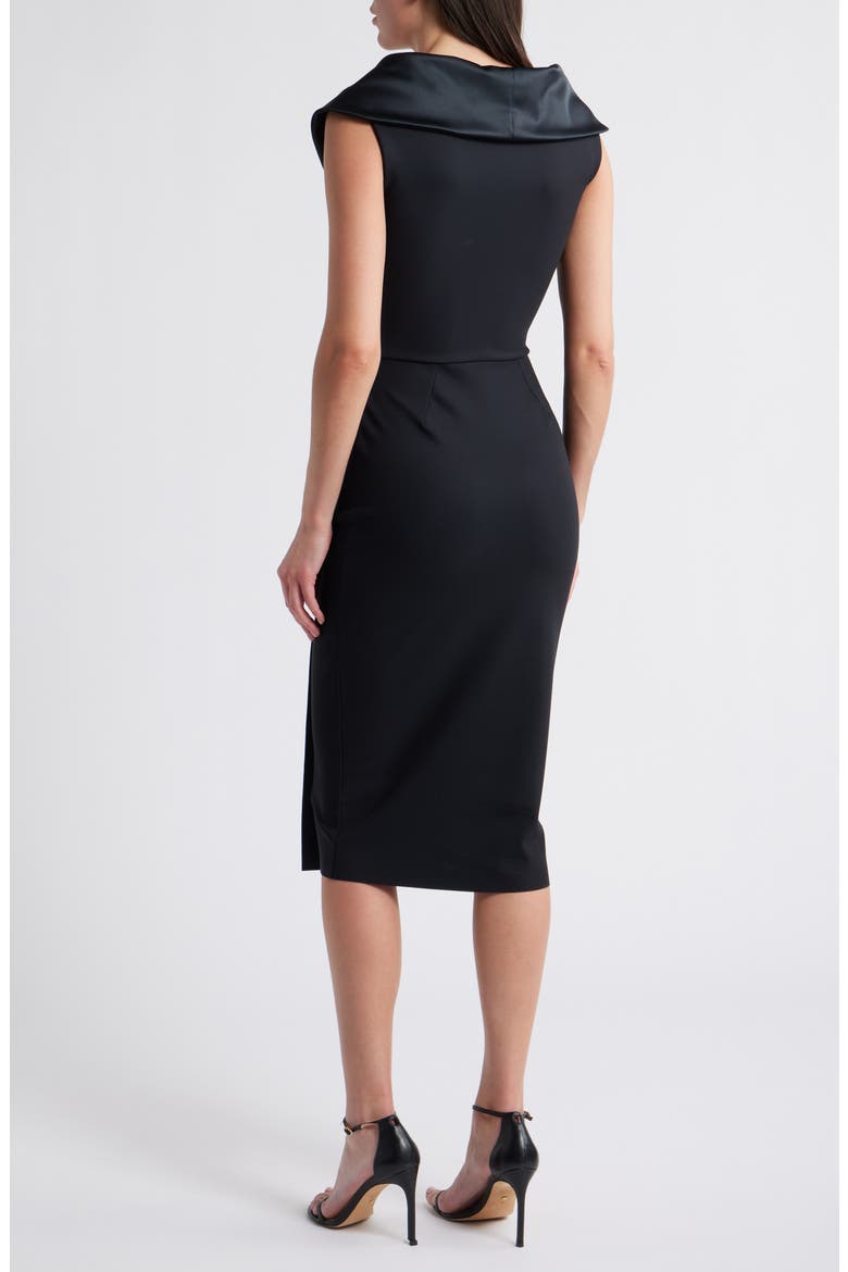 Fiynorc Off the Shoulder Cocktail Dress (Nordstrom Exclusive), Alternate, color, NERO
