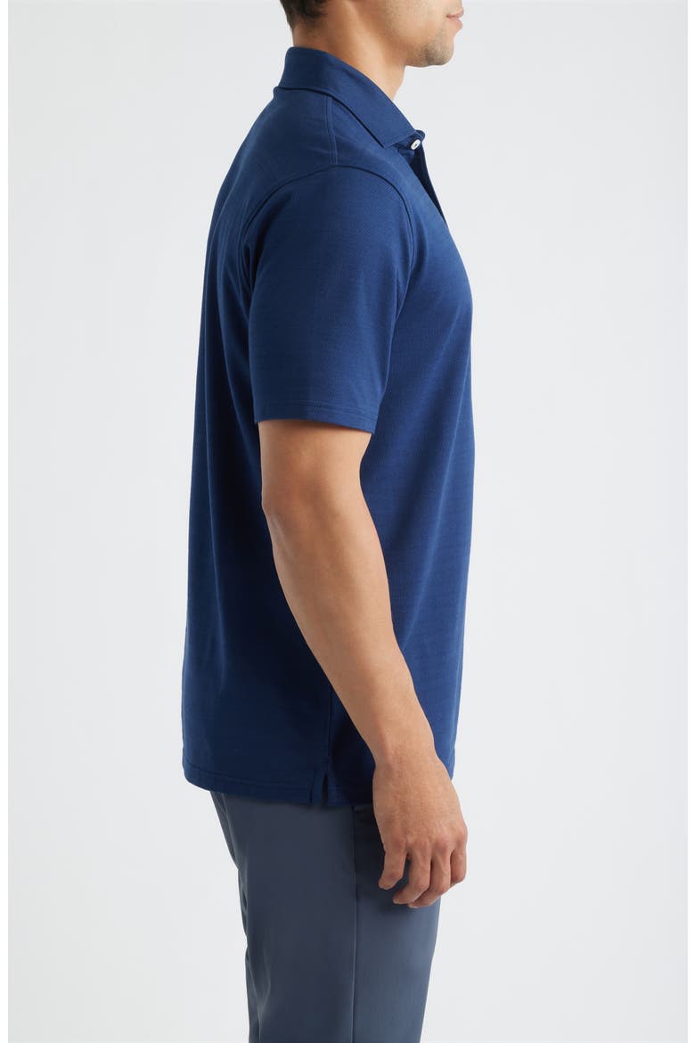 Crown Crafted Excursionist Flex Herringbone Polo, Alternate, color, NAVY