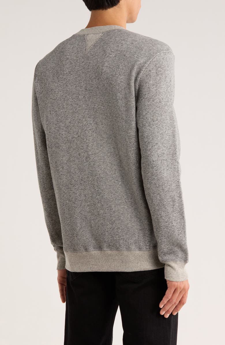 Junk Food Steelers Marled Crewneck Sweatshirt, Alternate, color, Grey