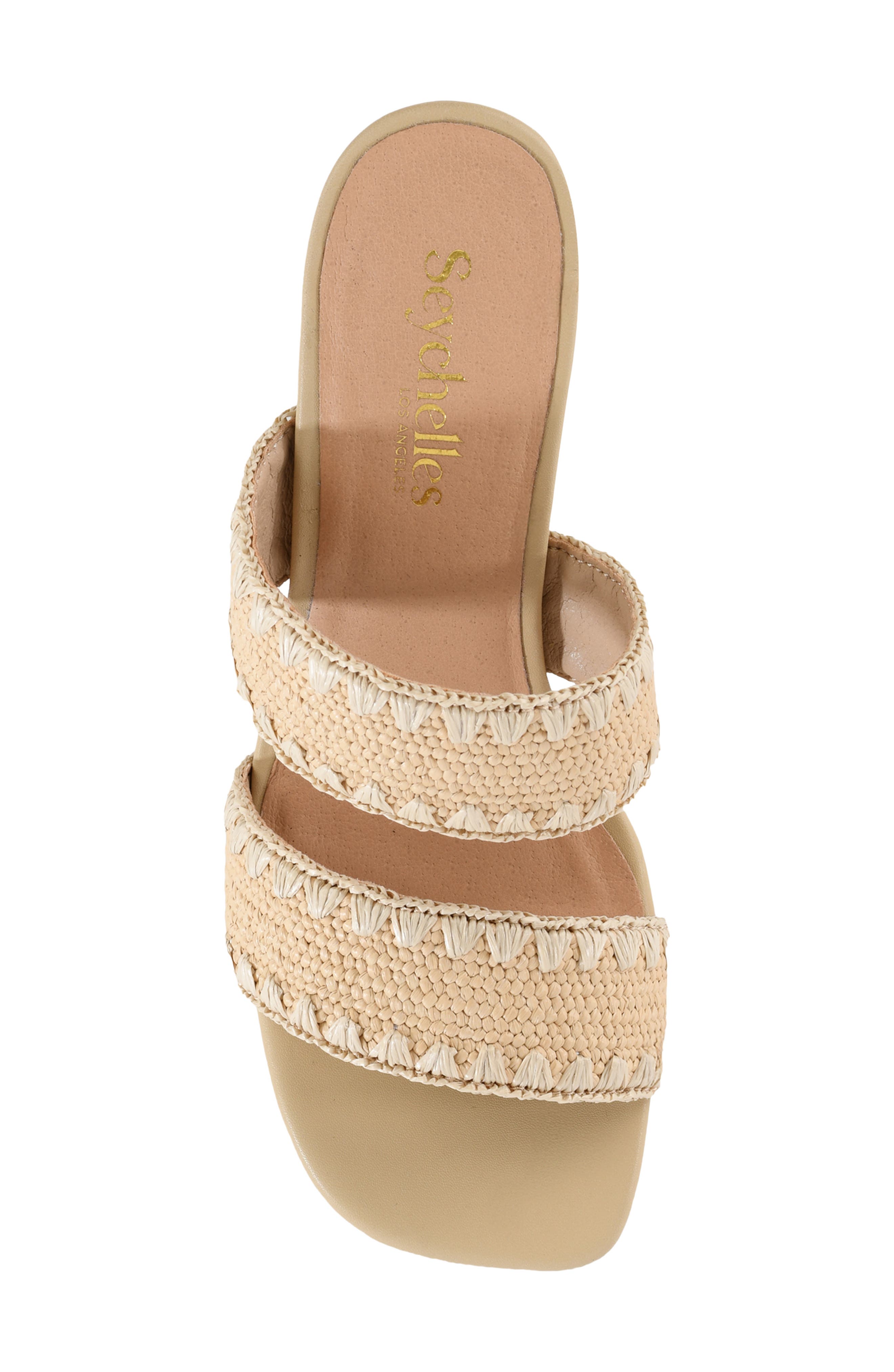 Hattie Two-Strap Sandal, Alternate, color, NATURAL