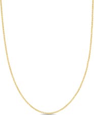 Bony Levy 14K Gold Wheat Chain Necklace, 4mm