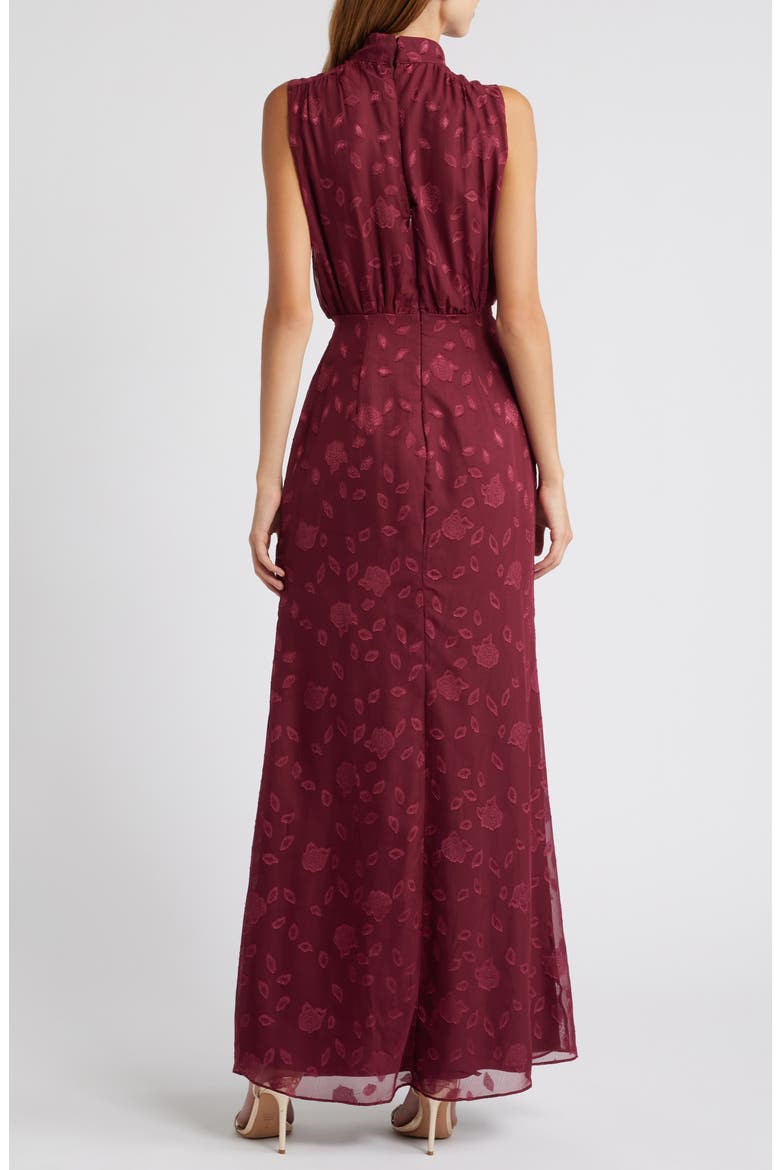 Classic Elegance Cocktail Dress, Alternate, color, BURGUNDY