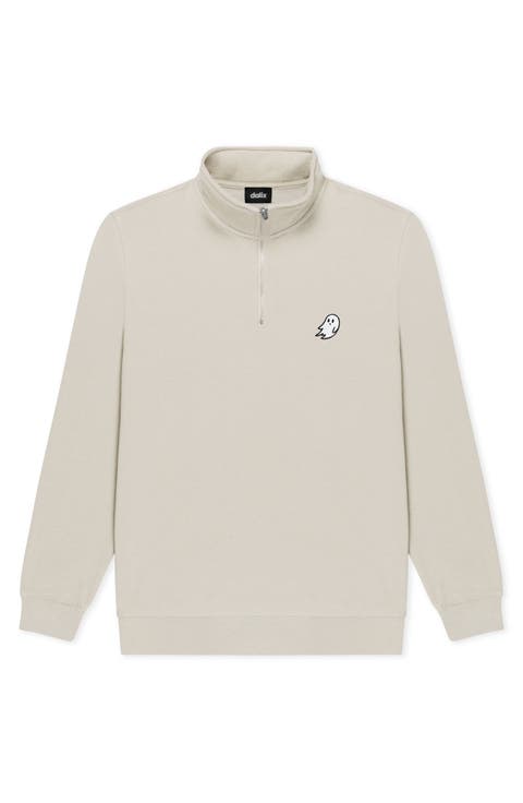 Mens Ghost Quarter Zip Pullover