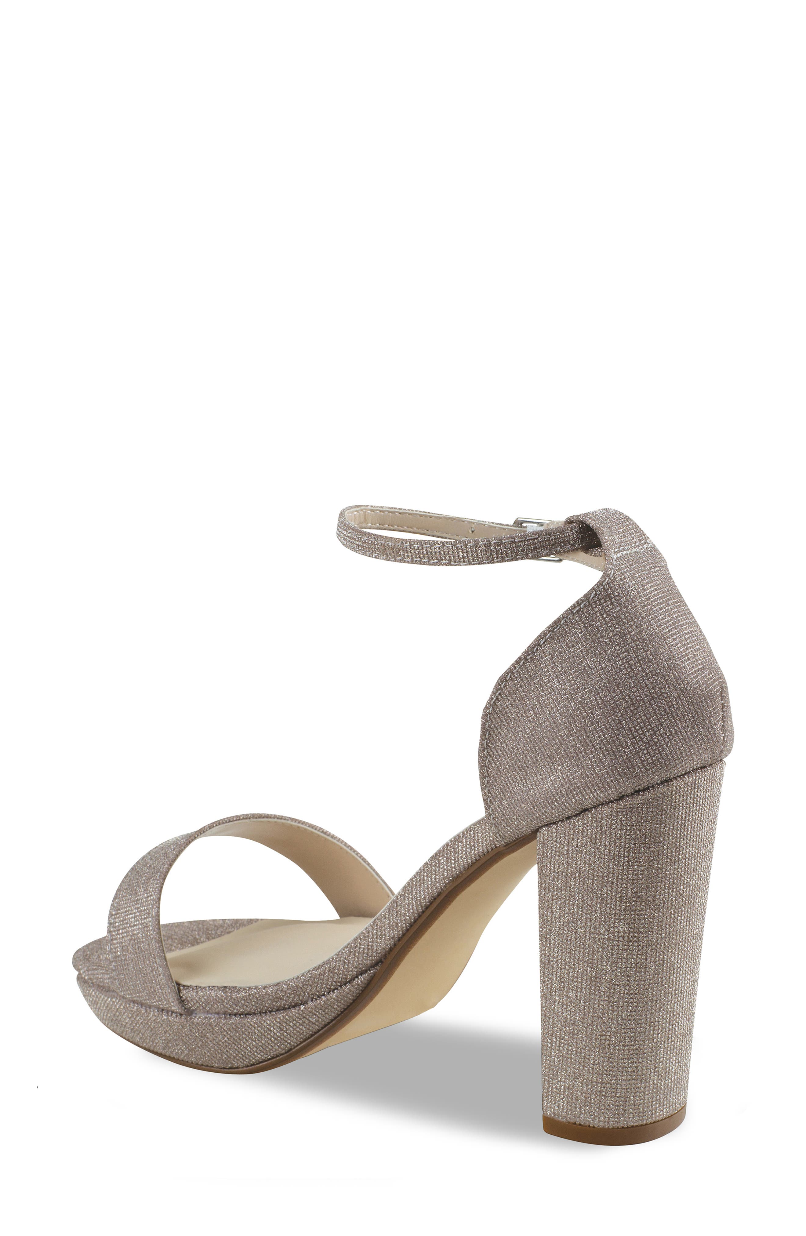 Mia Ankle Strap Sandal, Alternate, color, CHAMPAGNE
