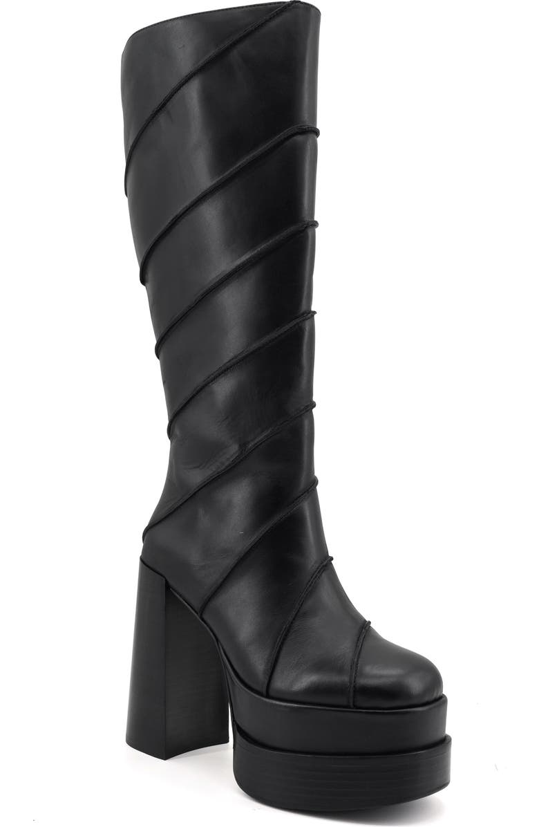 ZIGI Albania Platform Waterproof Boot, Main, color, Black Light