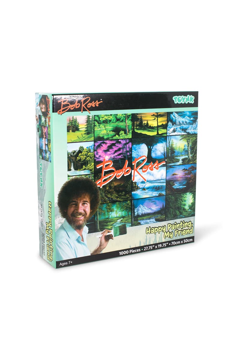 Bob Ross Happy Painting, My Friend Nature Puzzle | 1000 Piece Jigsaw Puzzle, Main, color, Multi-Color