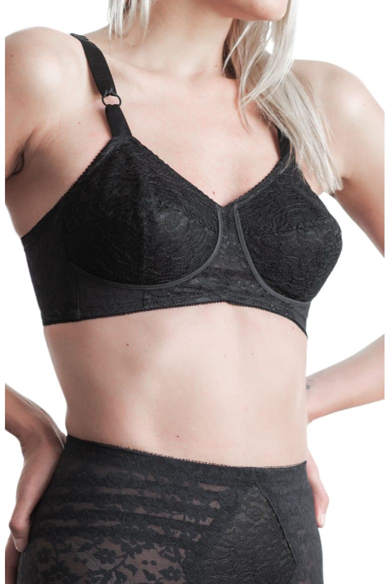 Expandable Cup Wireless Shaper Bra, Main, color, Black