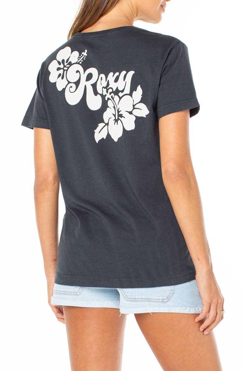 Roxy Hibiscus View Graphic T-Shirt, Alternate, color, 