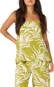 O'Neill Marissa Tropical Print Tube Top