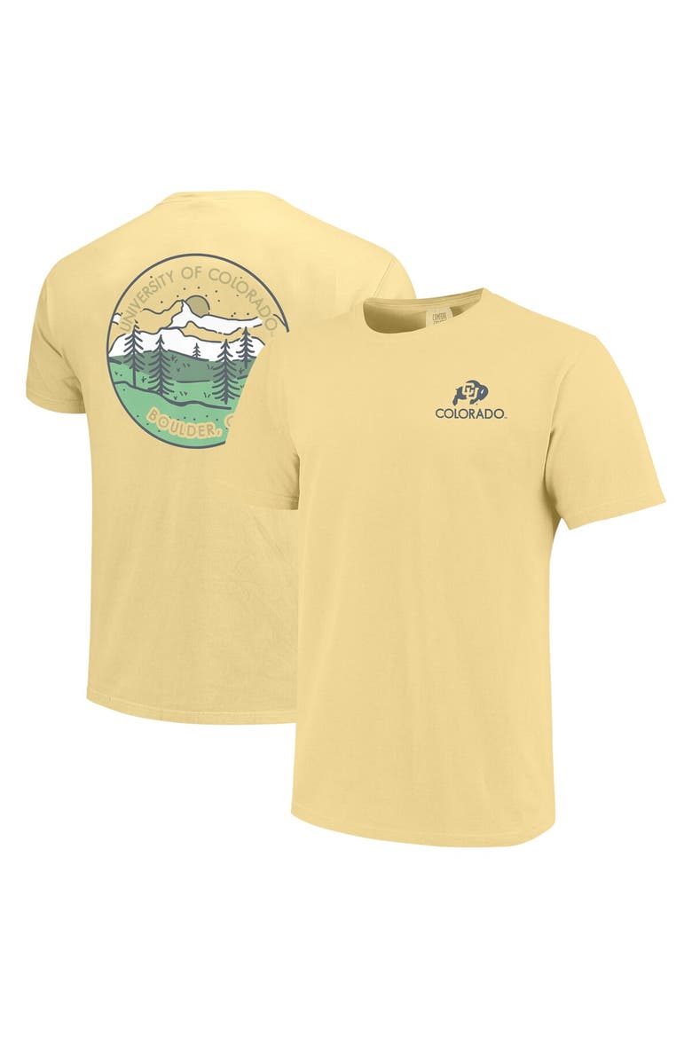 Unisex Gold Colorado Buffaloes Scenic Comfort Colors T-Shirt, Main, color, Gold