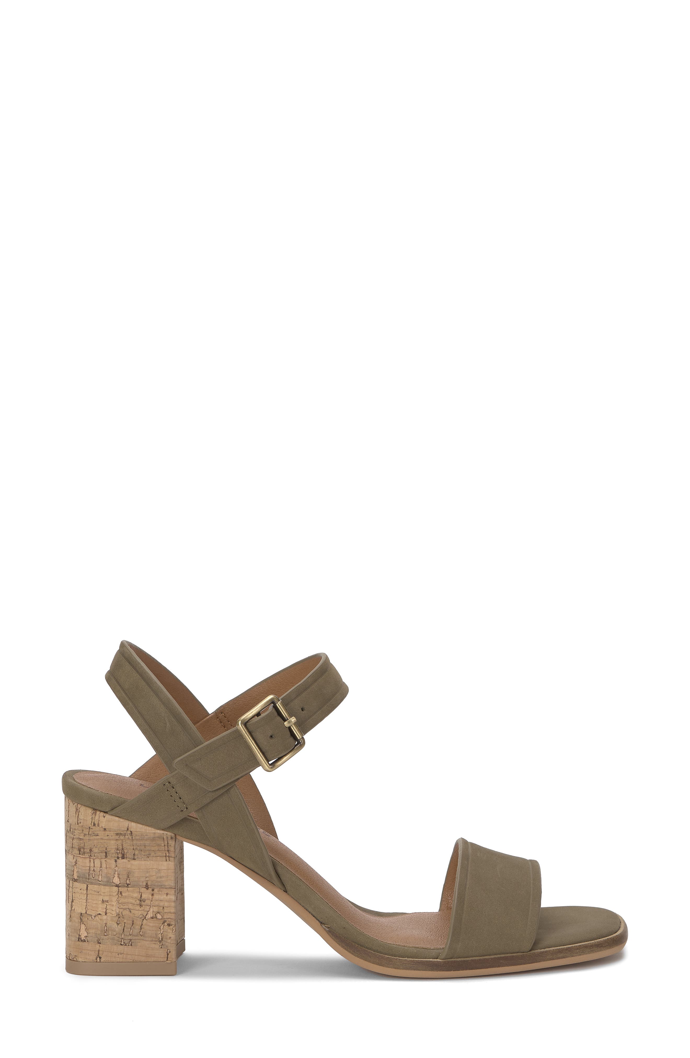 Lucky Brand Hallia Ankle Strap Sandal, Alternate, color, Capers