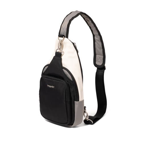 Baggallini Central Park Sling Bag In Black