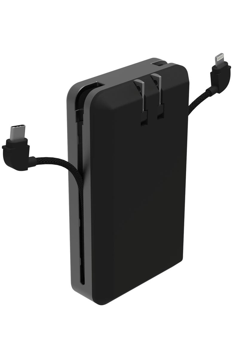 mophie PowerStation Plus 2024 AC Power Bank 10,000 mAh, Alternate, color, Black