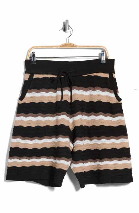 T.R. PREMIUM Textured Knit Striped Shorts