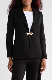 Goldtone Closure Blazer