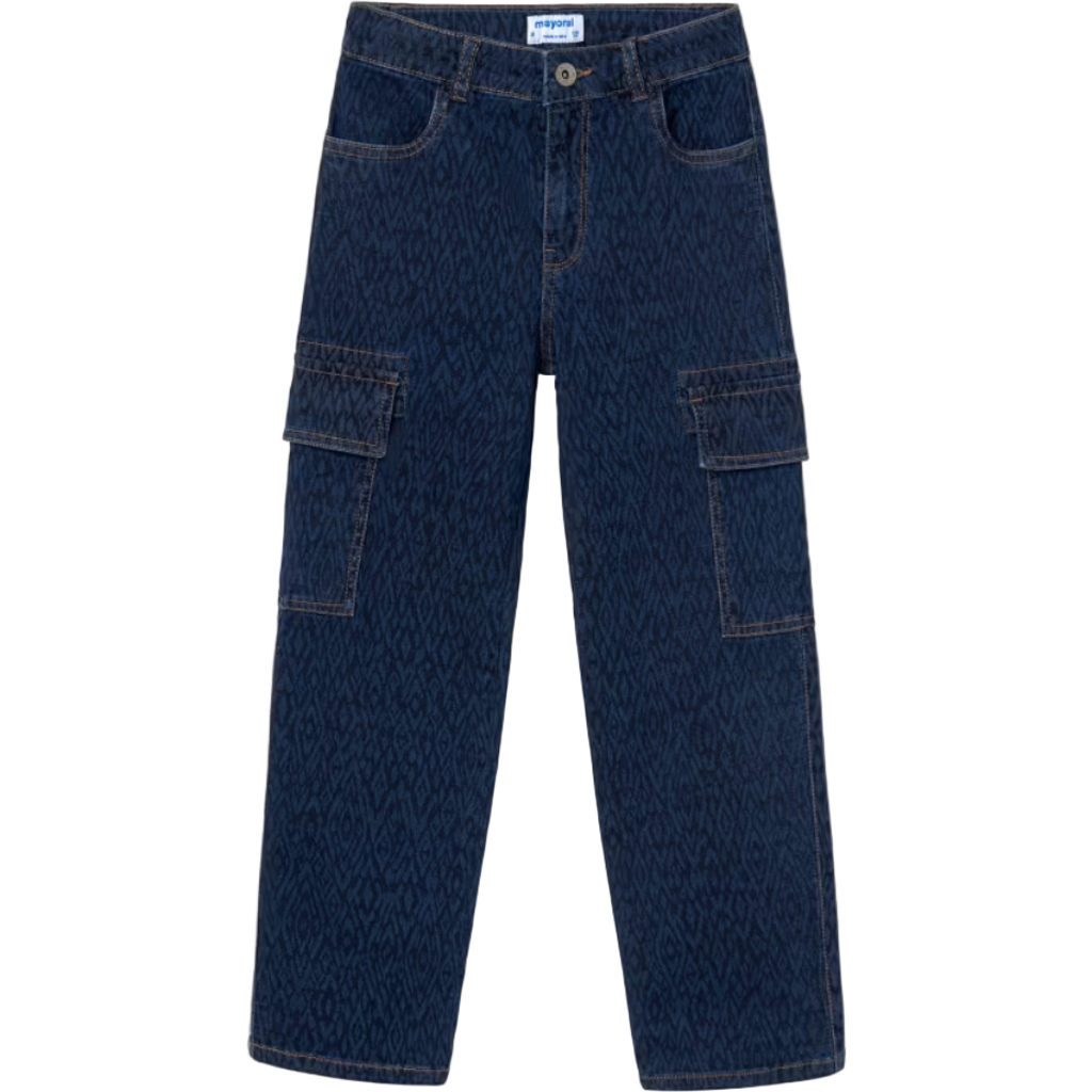 Mayoral Cargo Jeans In Brown