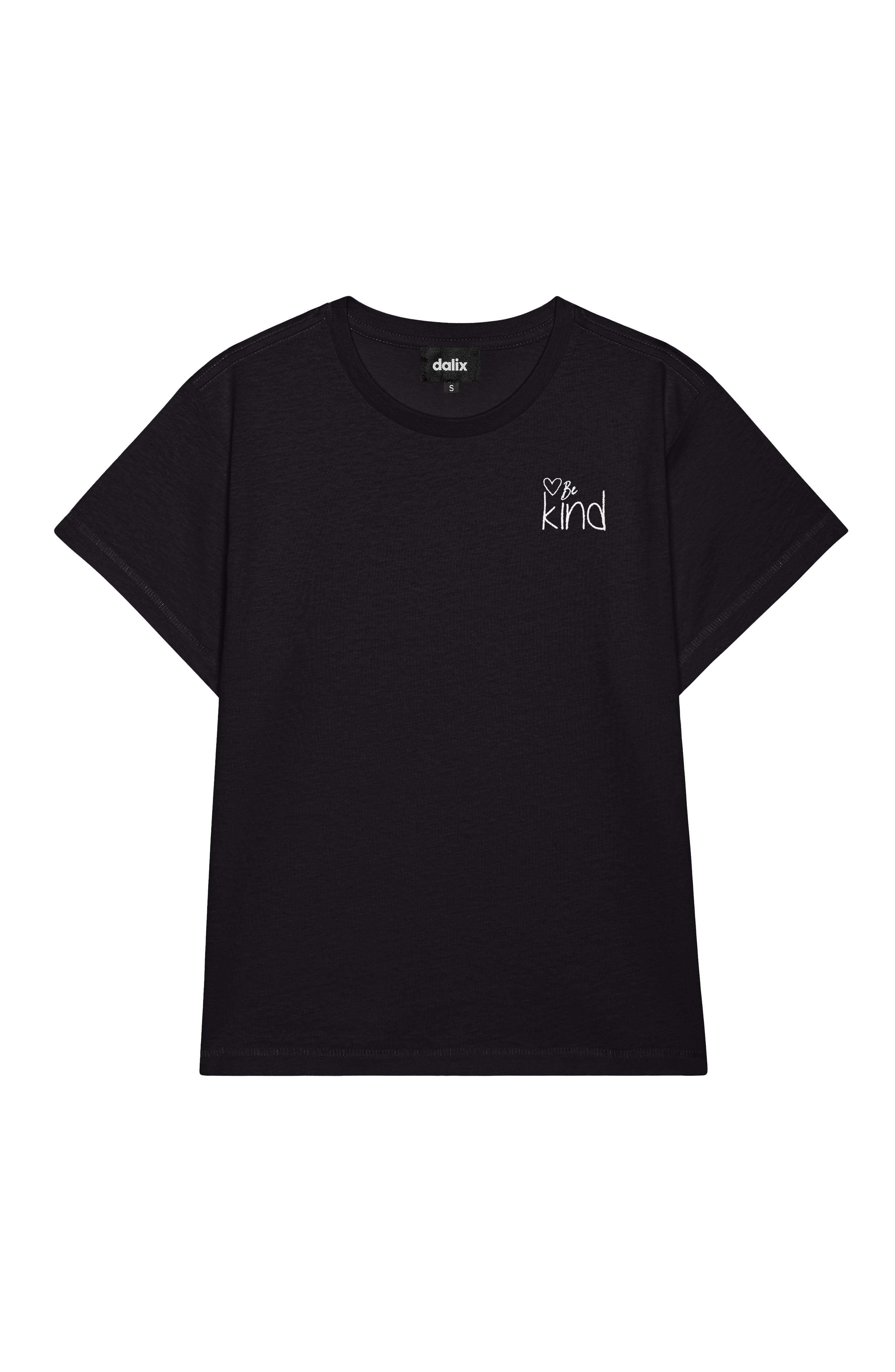 Womens Be Kind Light Weight High Waisted Tee - image 3