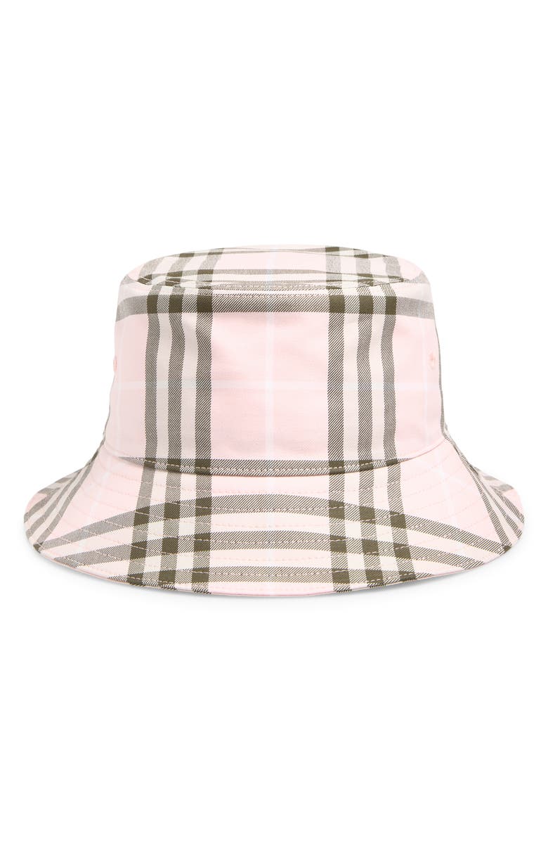 Burberry Check Twill Bucket Hat, Main, color, Finch Beige Ip Check