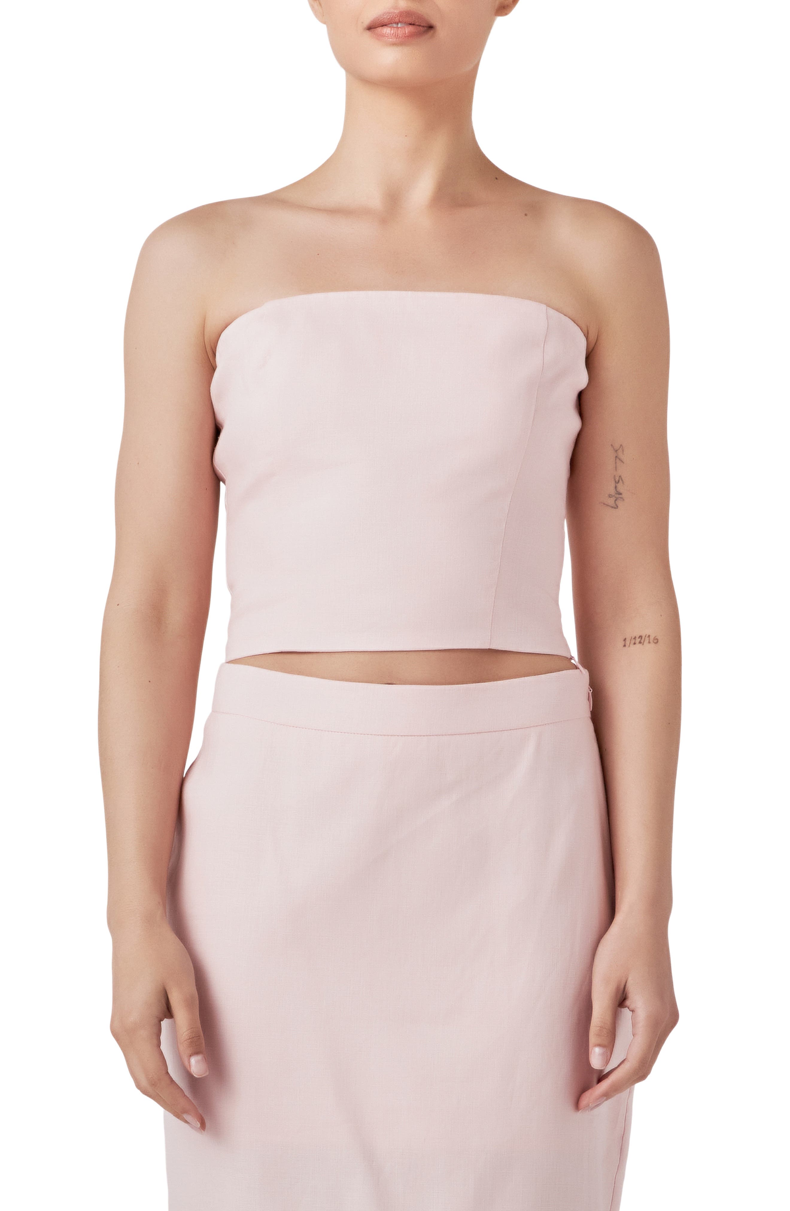 Strapless Linen Top - image 3