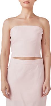 Endless Rose Strapless Linen Top