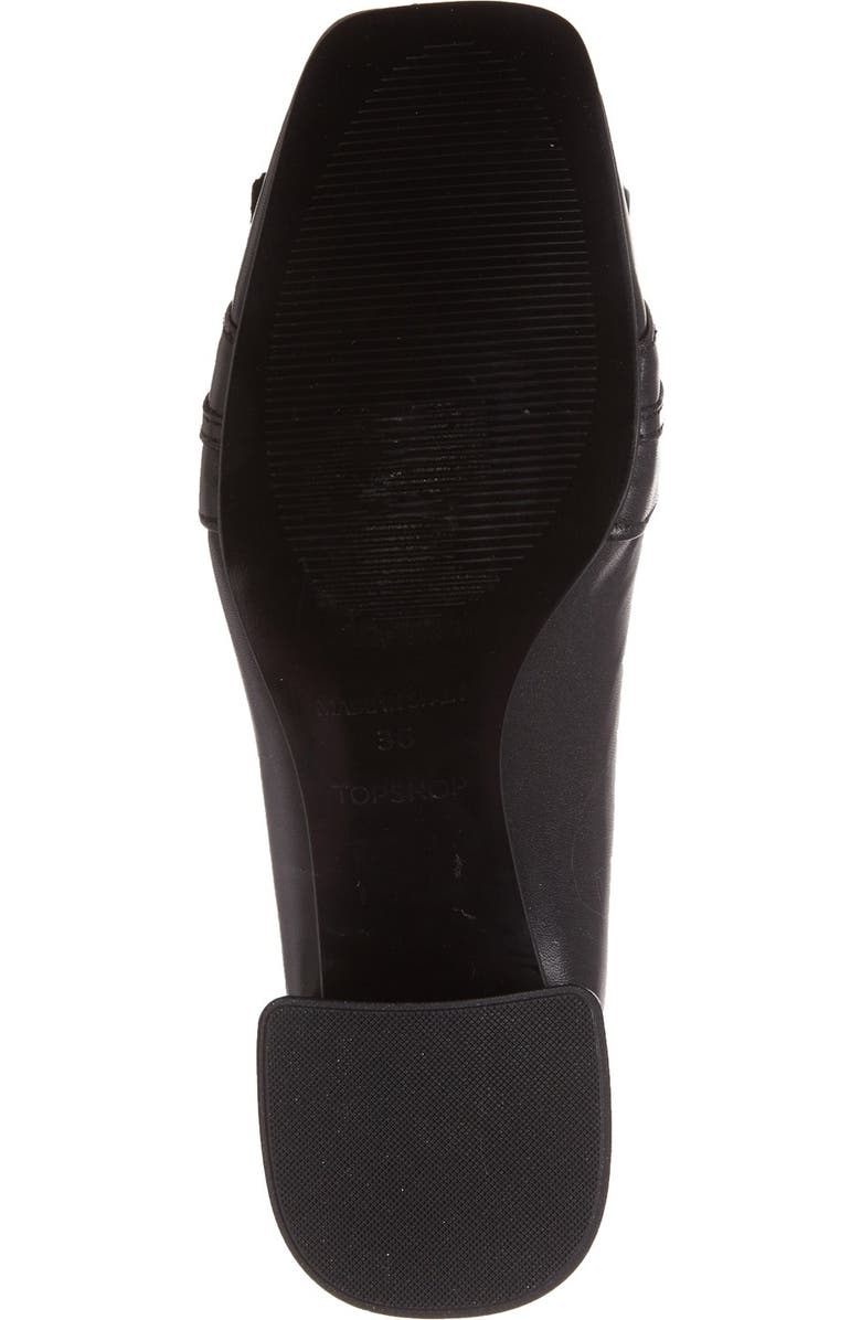 Topshop 'Justify' Block Heel Loafer Pump, Alternate, color,