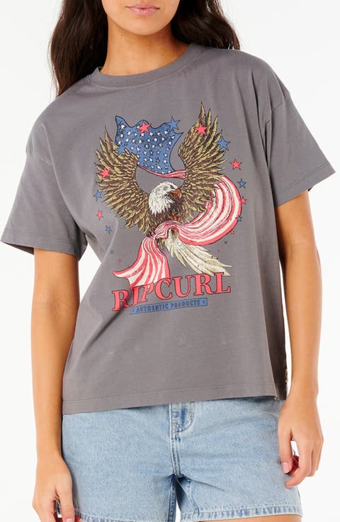 4th of July Cotton Graphic T-Shirt