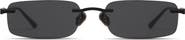 Elisa Johnson Kendall 55mm Rimless Rectangular Sunglasses