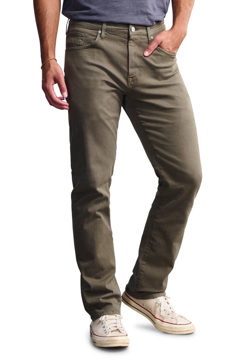 General Denim Works Bridge Straight Leg Jeans, Main, color, Olive Denim